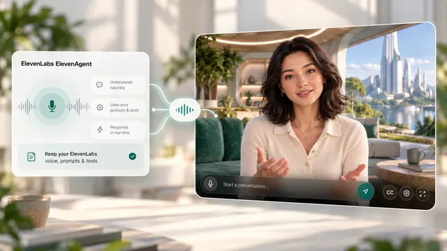 ElevenLabs ElevenAgent connected to a Liforma realtime animated character
